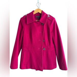 Preston and YorkWomen's Pink Double-Breasted Coat